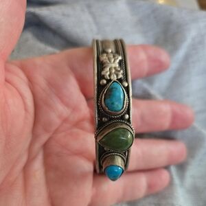 Nepalese Cuff Bracelet Himalayan  Tibetan-style